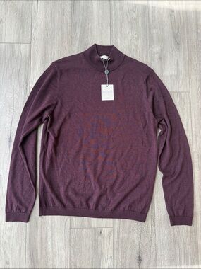 Brand New Mens Jack Victor Long Sleeve Wool/Silk/Cashmere Blend NWT
